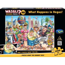 1000 pc Wasgij Puzzle Original #48 What Happens in Vegas